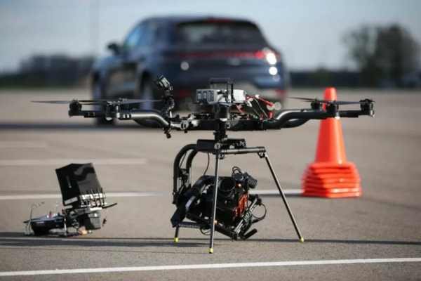 Produção de conteúdo audiovisual aérea com drones